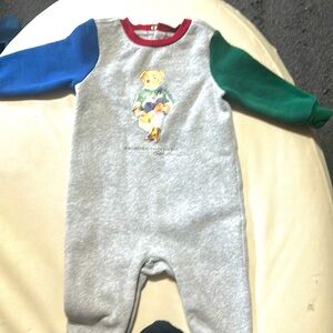 Ralph Lauren sweatsuit onesie 6m
